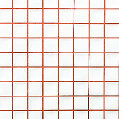 Red grout finish